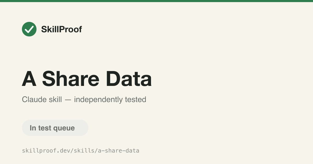 A Share Data — Queries China A-share real-time quotes, technical indicators, and sector heatmaps.