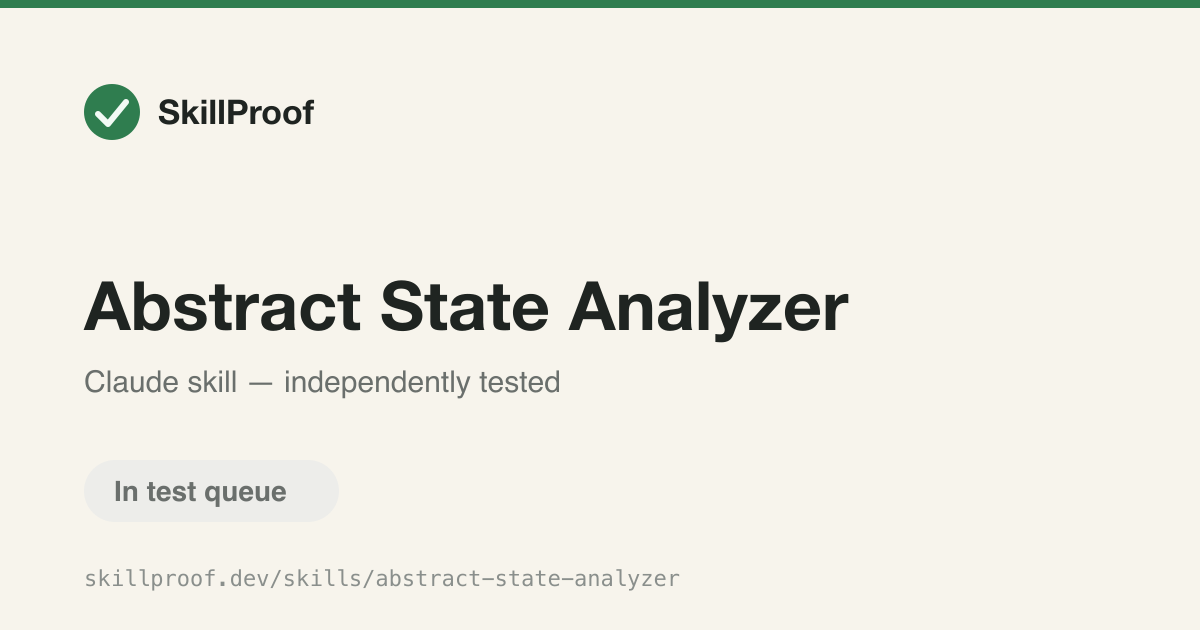 Abstract State Analyzer — Statically infers program states to detect null dereferences, overflow, and bounds errors.