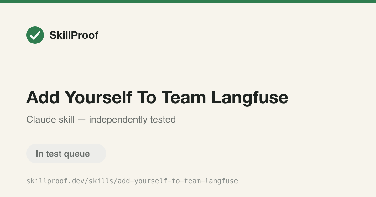 Add Yourself To Team Langfuse — Adds a new team member to Langfuse's canonical team data and website pages.