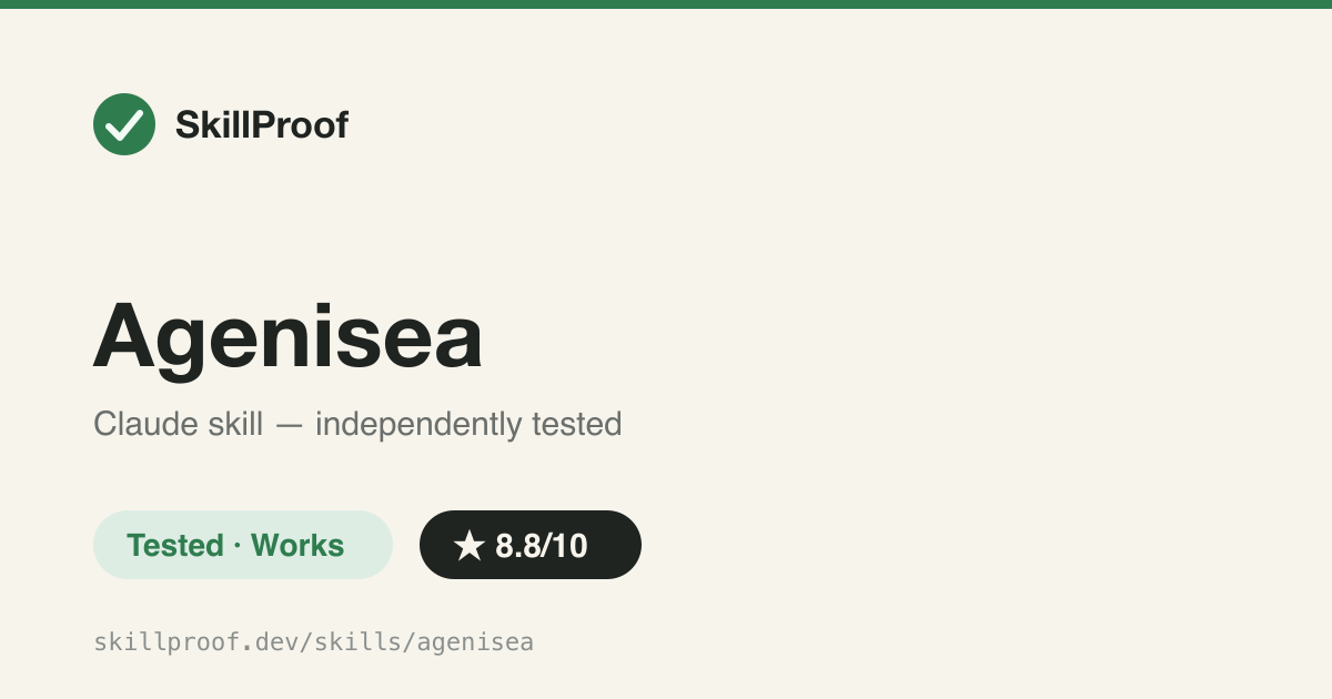 Agenisea — Researches and drafts a multi-agent system architecture blueprint from a workflow description.