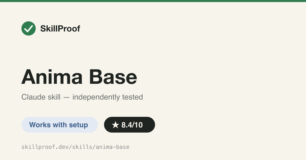 Anima Base — Builds ComfyUI workflow JSON for the ANIMA anime text-to-image model