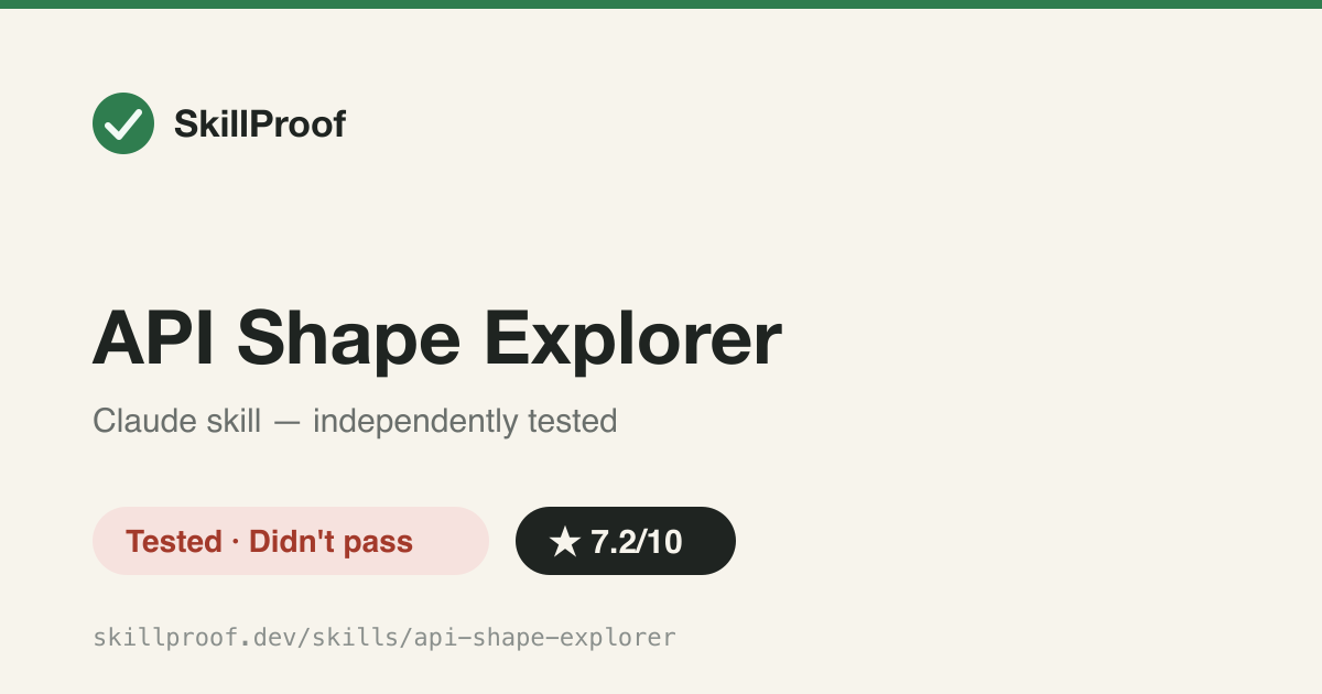 API Shape Explorer — Generates several radically different interface designs for a module in parallel.