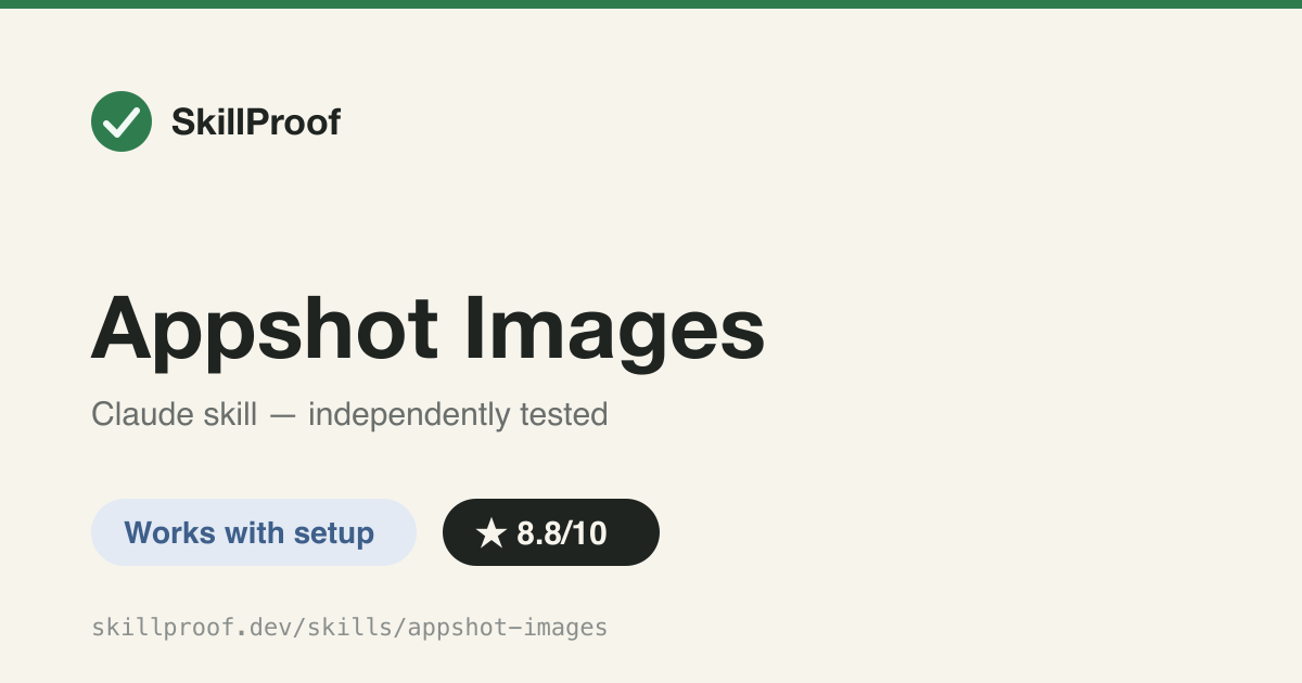 Appshot Images — Phased App Store/Play Store screenshot generator with real ASO-keyword copy and exact store dimensions.