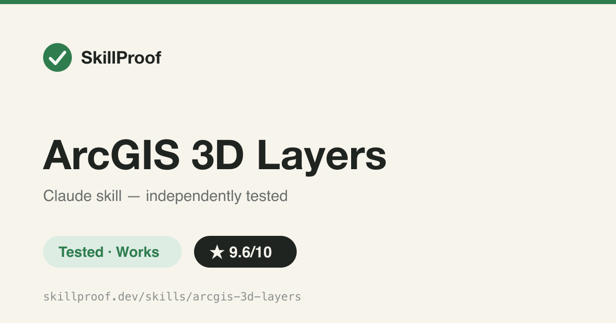 ArcGIS 3D Layers — Exact ArcGIS JS SDK 3D layer syntax: SceneLayer, PointCloudLayer, VoxelLayer, DimensionLayer, glTF.
