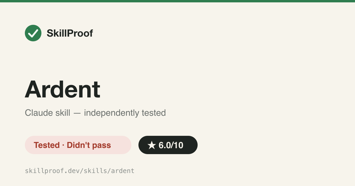 Ardent — Thin API wrapper for Ardent Postgres branching, gated behind a proprietary vm0.ai connector