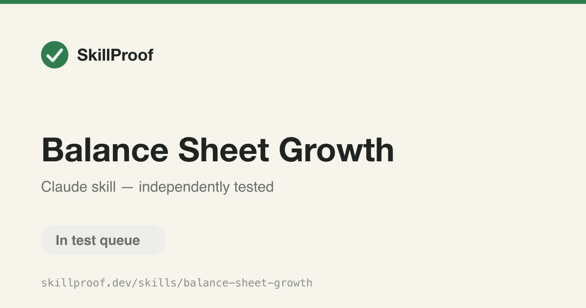 Balance Sheet Growth — Retrieve year-over-year growth in assets, liabilities, equity, and cash for a company.