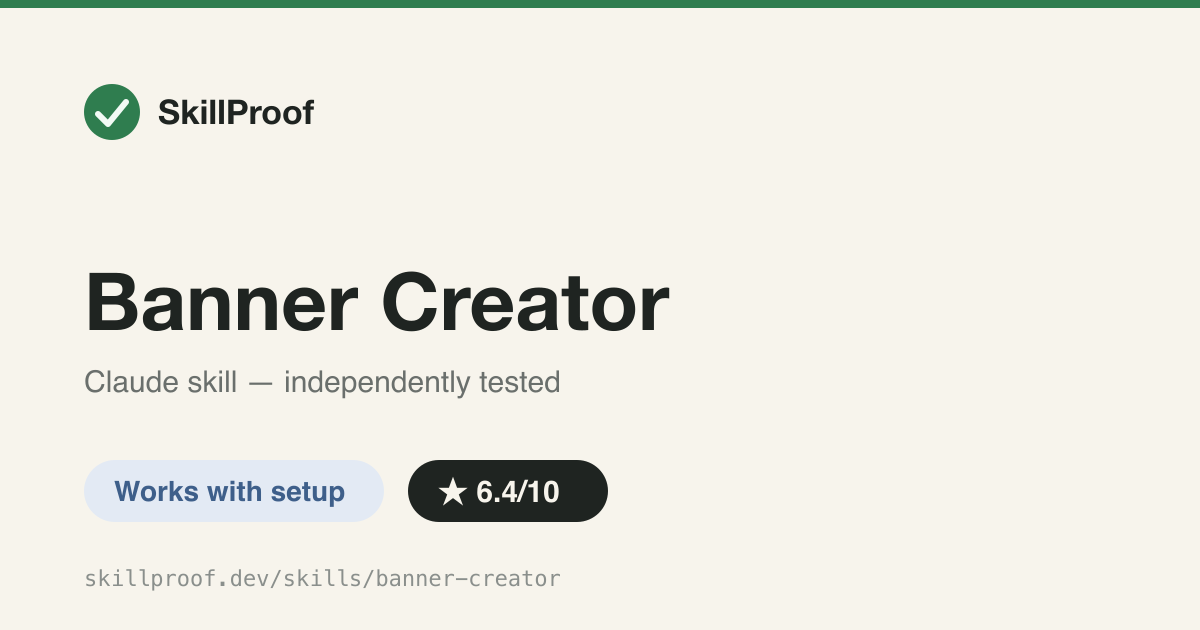 Banner Creator — Generates banner variations via Gemini, previews them, crops to GitHub/Twitter/LinkedIn sizes