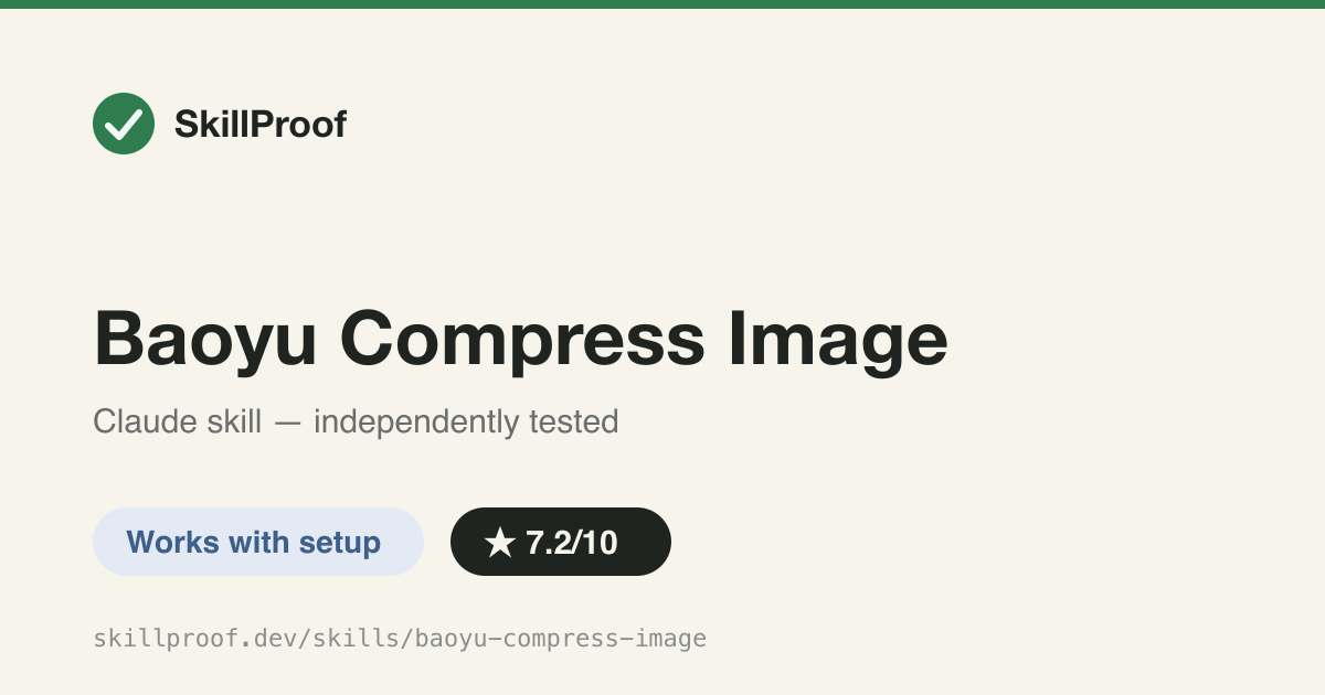 Baoyu Compress Image — Compresses images to WebP or PNG using automatic tool selection.
