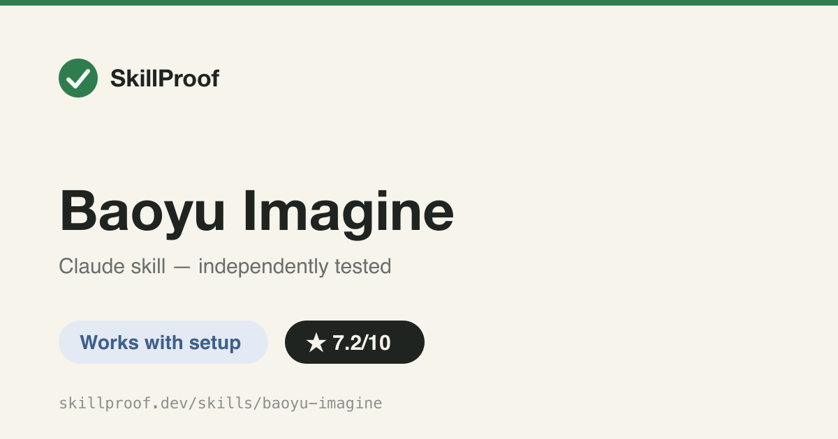 Baoyu Imagine — CLI image generation across 10 image APIs with aspect ratios, refs and batch mode