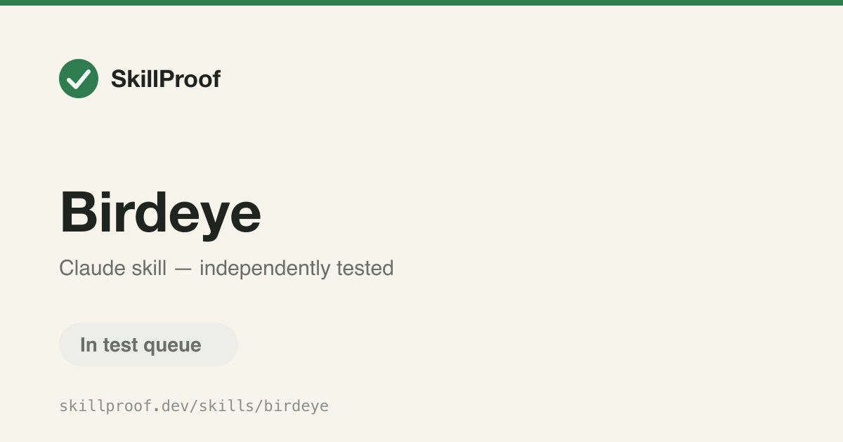 Birdeye — Pull real-time DeFi prices, OHLCV charts, holder data, and wallet P&L across 16 chains.