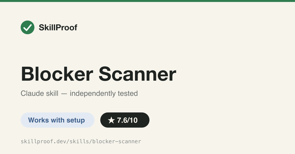 Blocker Scanner — Classifies deal friction and boosts from call transcripts into a fixed taxonomy