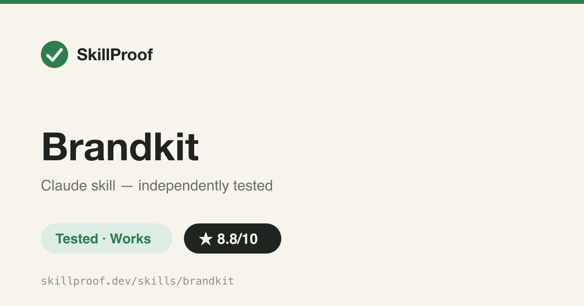 Brandkit — WCAG-verified DTCG design-token foundation (color, type, spacing, theme.css) from a brief