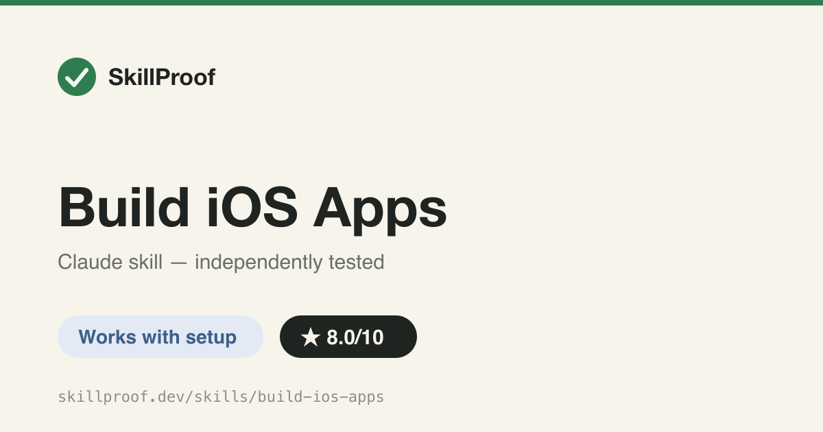 Build iOS Apps — Cloud build/sign/publish pipeline for Swift apps via a proprietary signing service, no local Xcode needed.