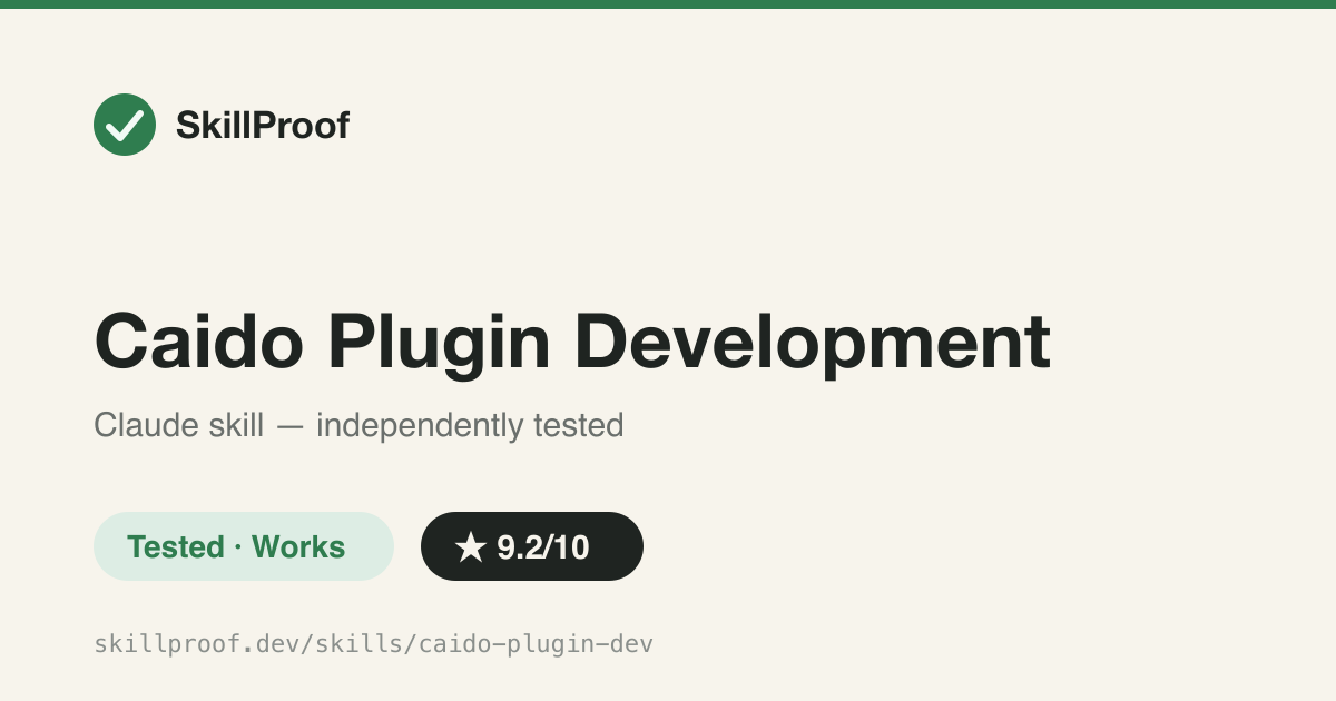 Caido Plugin Development — Build Caido web-security plugins with exact frontend/backend/workflow SDK signatures