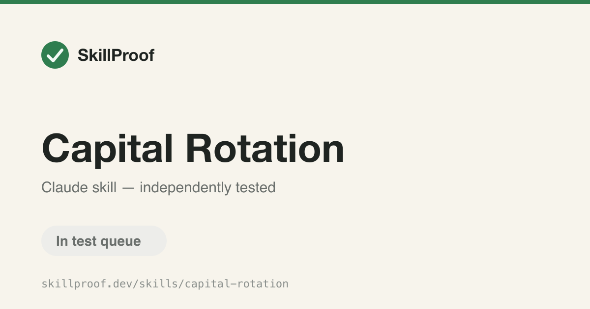 Capital Rotation — Snapshot today's US market sector capital flows and name the dominant rotation narrative.