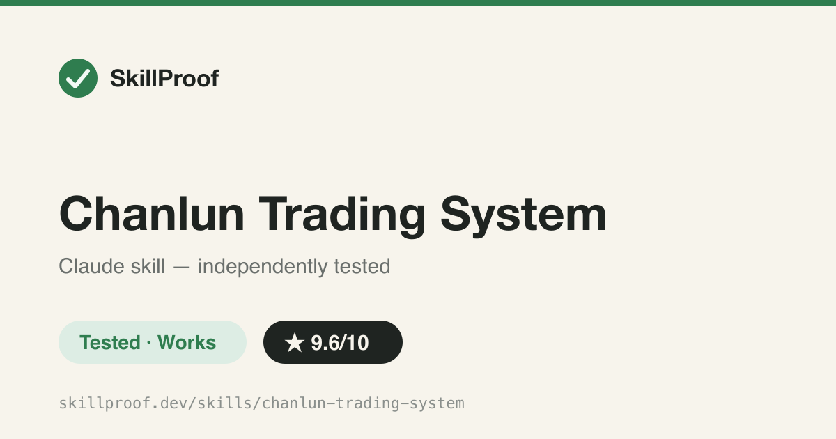 Chanlun Trading System — Forces Chan-theory (缠论) A-share/HK/futures analysis through structural audit gates before any buy/sell call.