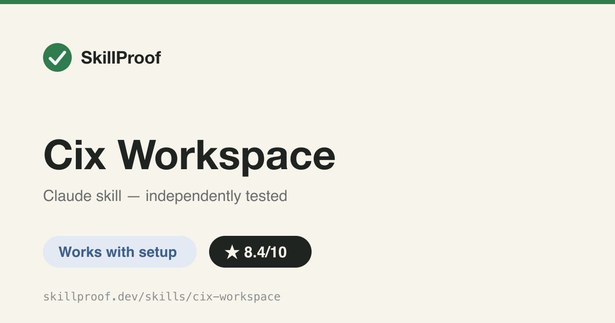 Cix Workspace — Cross-repo research workflow for self-hosted cix workspaces: which repos, which code, what changes.