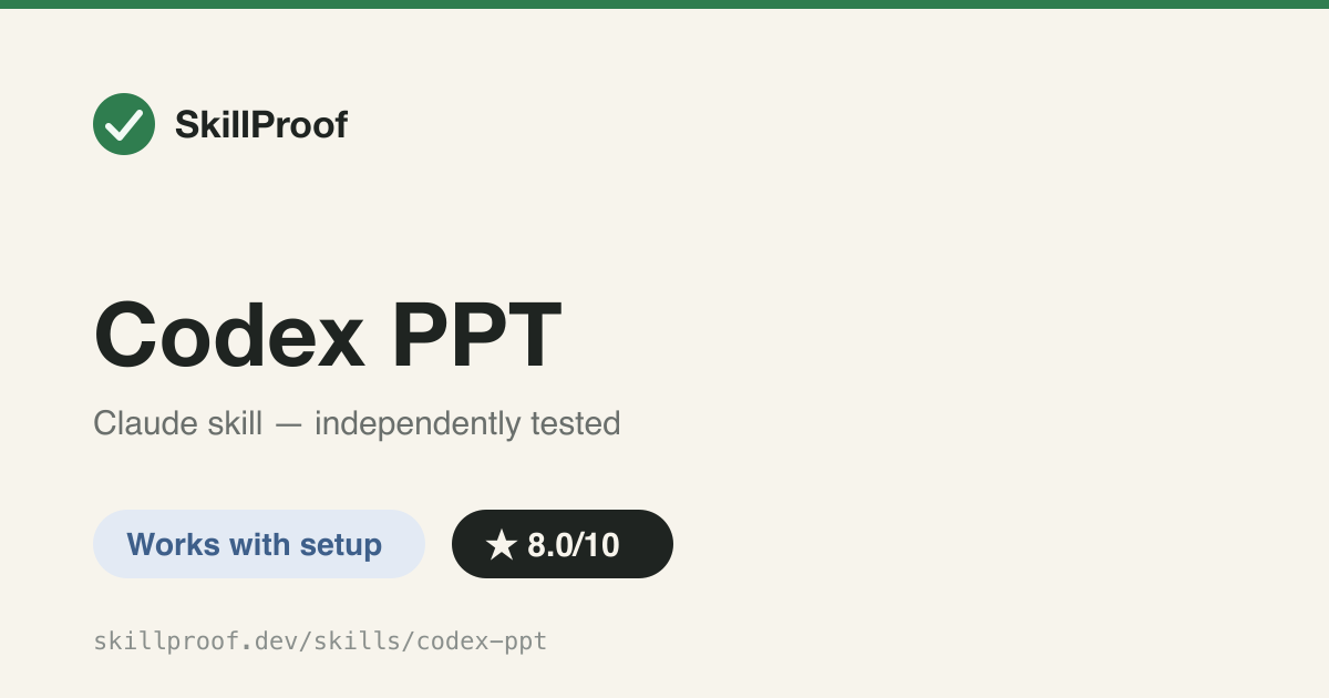 Codex PPT — Builds image-based 16:9 PPTX decks where each slide is a generated full-page image