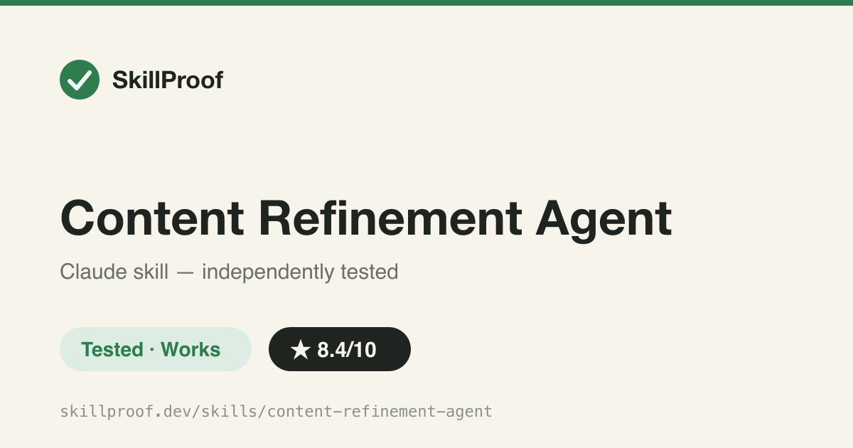 Content Refinement Agent — Iterative paper.tex peer-review refinement loop with deterministic accept/revert halt gates