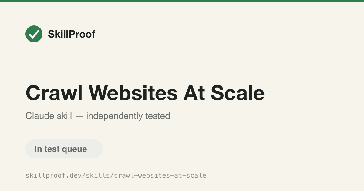 Crawl Websites At Scale — Crawl and scrape many pages or an entire site with the Scrapy framework.