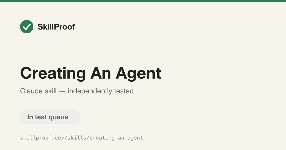 Creating An Agent — Guides writing subagent descriptions, tool selection, and prompts for auto-delegation.