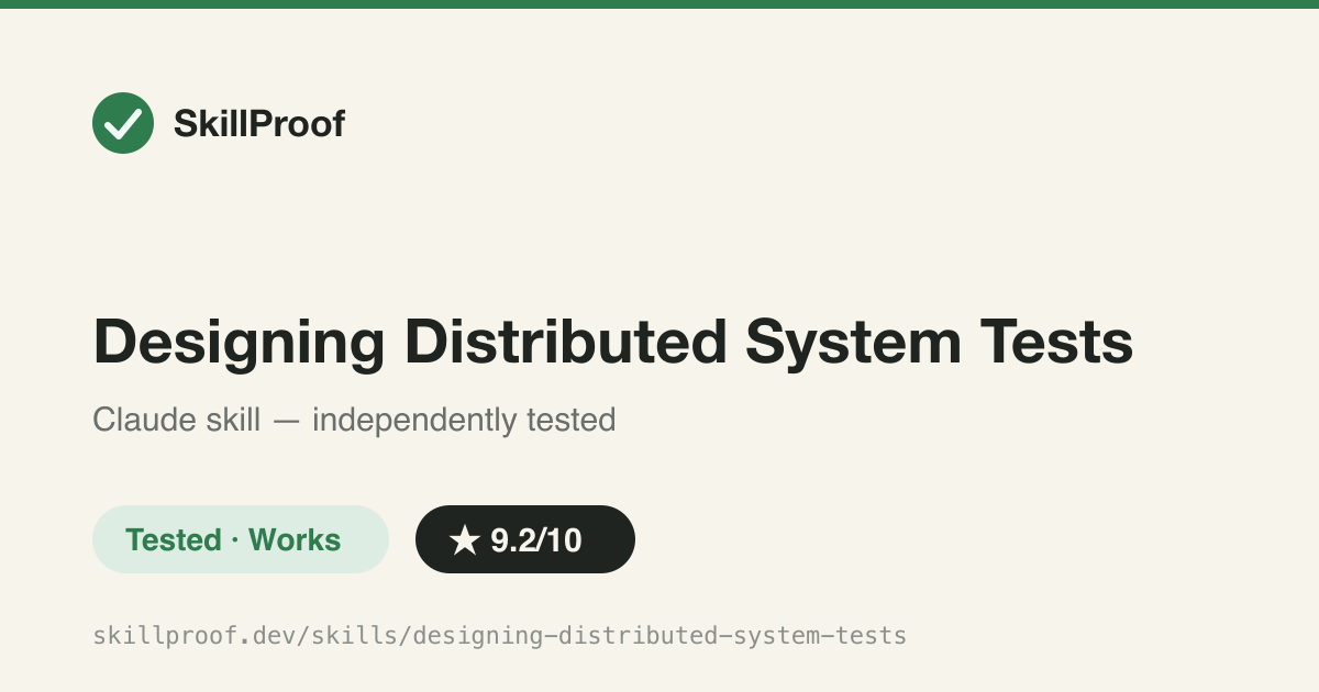 Designing Distributed System Tests — Claim-driven test plans for distributed and stateful systems, tied to fault-injection scenarios