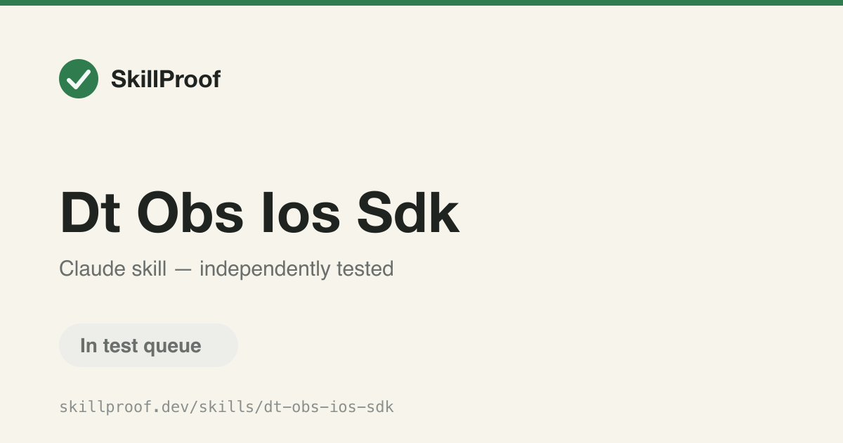 Dt Obs Ios Sdk — Set up the Dynatrace iOS SDK via Swift Package Manager with config and privacy opt-in.