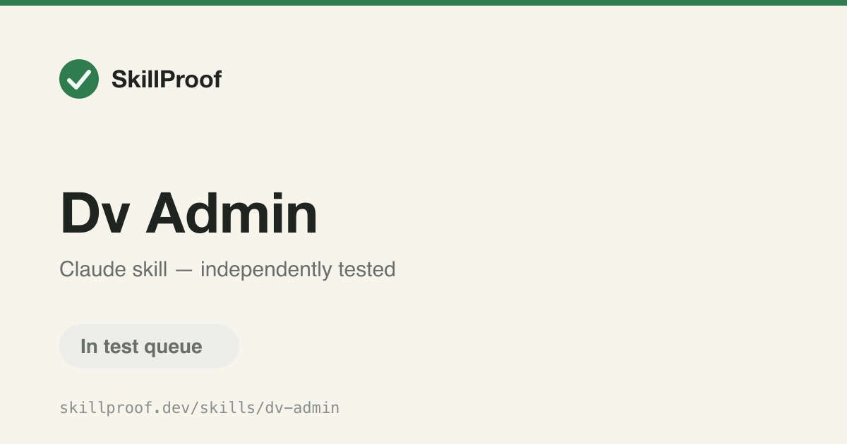 Dv Admin — Handles Dataverse environment admin — bulk delete, retention, audit, and PPAC settings.