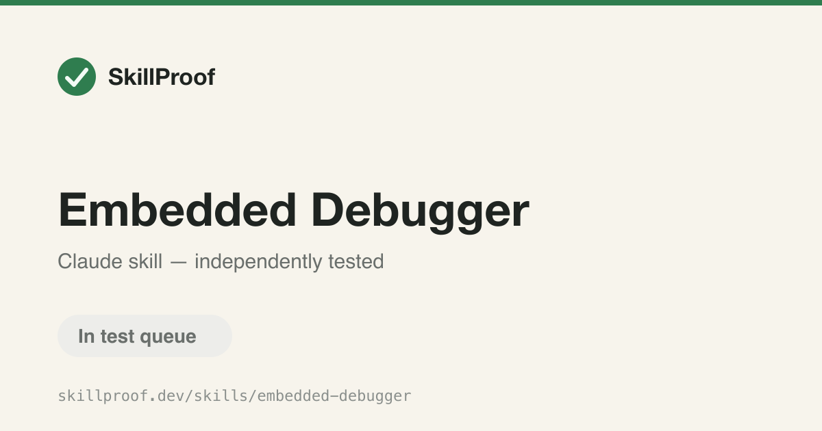 Embedded Debugger — Guide ARM Cortex-M and RISC-V flashing, debugging, and RTT workflows via probe-rs.