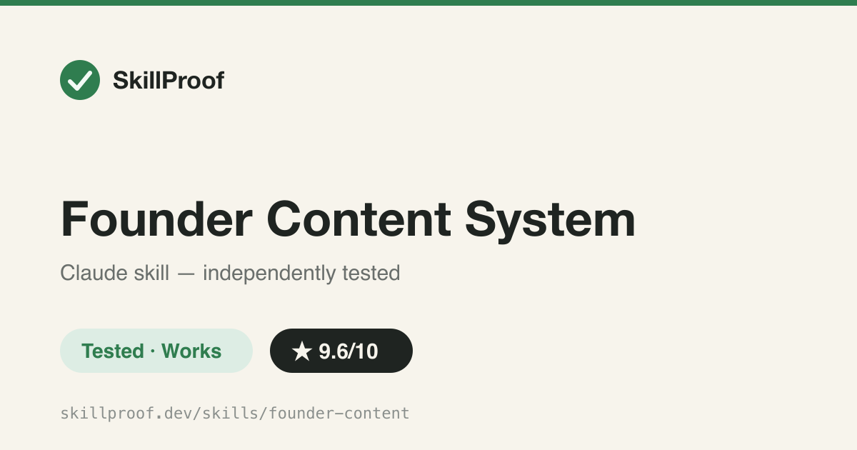 Founder Content System — Turns a ship/idea into platform-native Twitter, LinkedIn, and Xiaohongshu posts