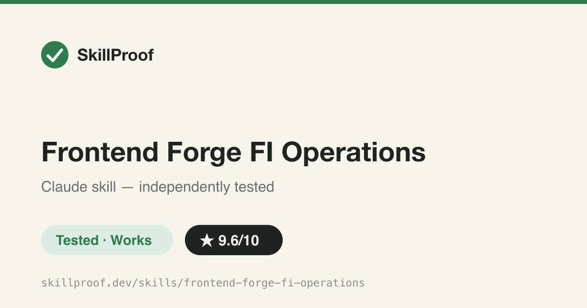 Frontend Forge FI Operations — Operate KubeSphere FrontendIntegration resources and the frontend-forge extension via kubectl.