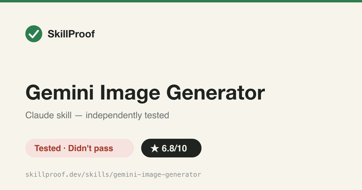 Gemini Image Generator — Generates images with Google Gemini from a prompt or a reference image