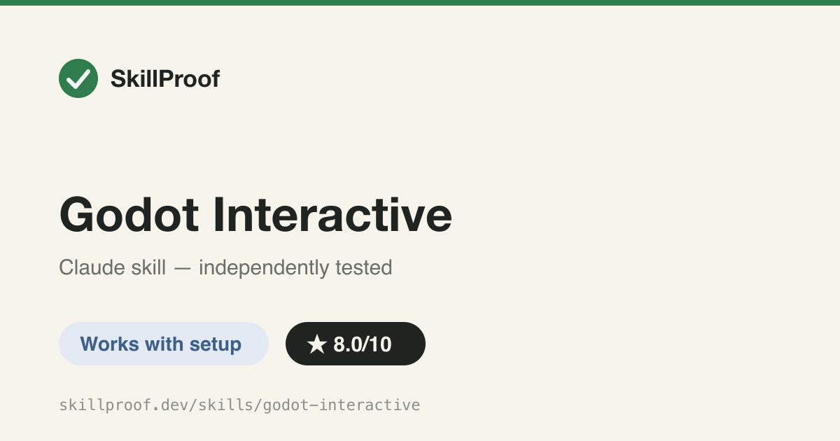 Godot Interactive — Persistent godot-mcp + AI Bridge inspect/edit/run/debug loop for Godot 4.x