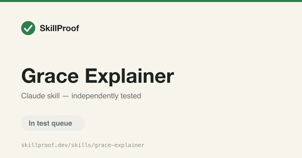 Grace Explainer — Explains the GRACE methodology, its semantic markup, and knowledge graph conventions.