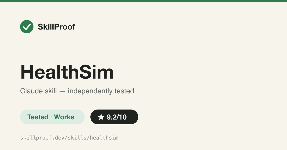 HealthSim — Generates synthetic patients, claims, and pharmacy data in FHIR/HL7v2/X12/NCPDP for EMR test systems.