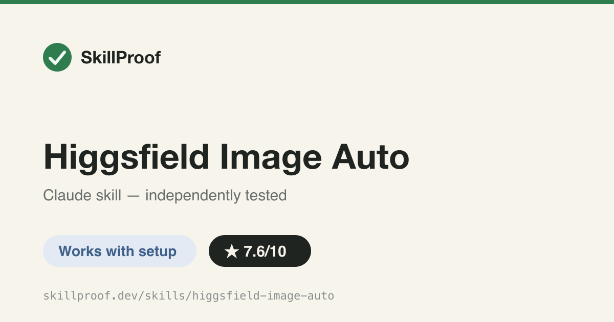 Higgsfield Image Auto — Playwright-automates AI image generation on higgsfield.ai across Soul 2.0 / Nano Banana models
