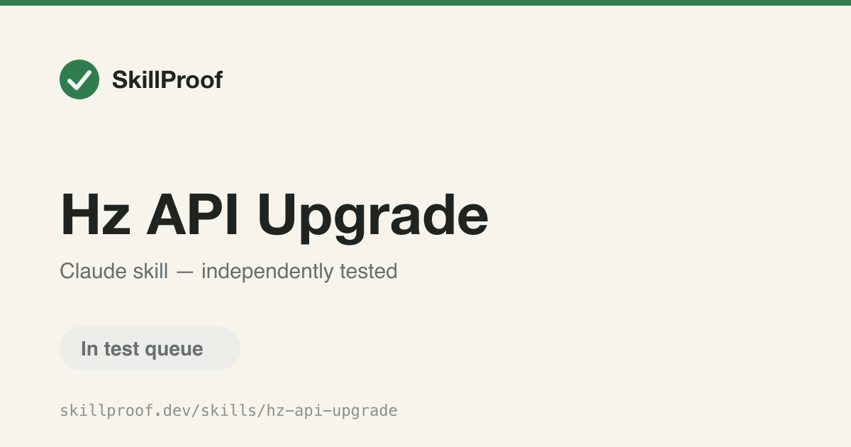 Hz API Upgrade — Upgrades Meta Quest apps to a newer Horizon OS SDK and replaces deprecated APIs.