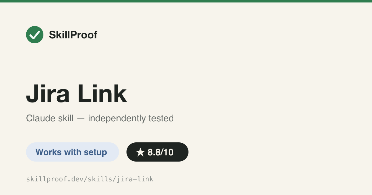 Jira Link — Puts the Jira key at the front of PR titles and links the PR back to the issue.