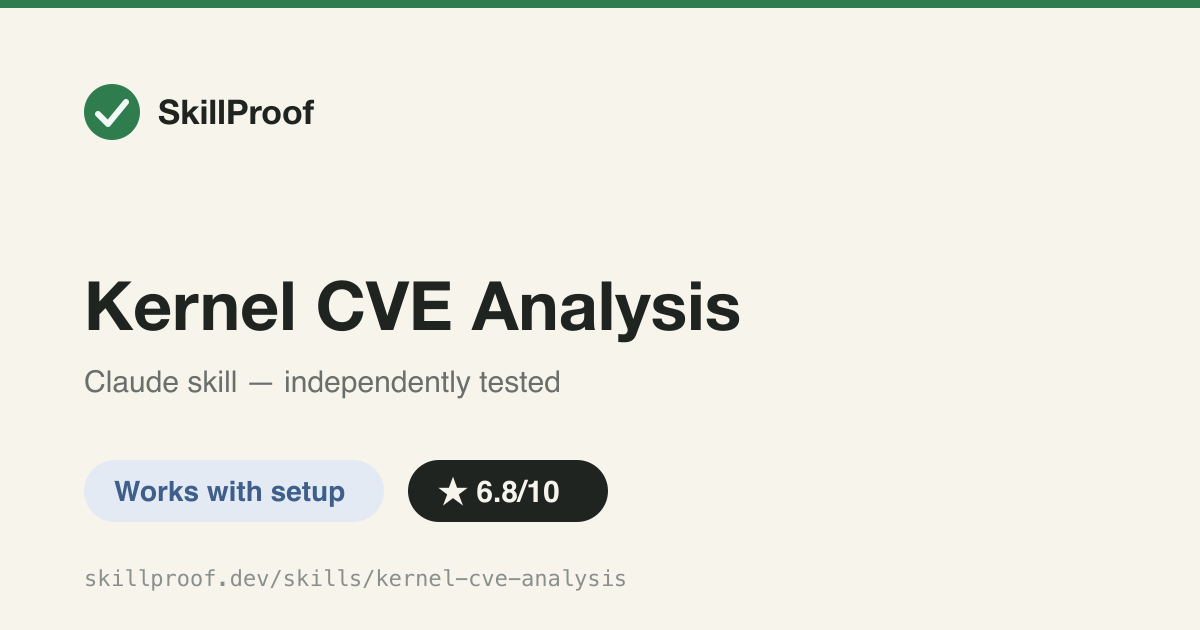 Kernel CVE Analysis — Android/AOSP kernel CVE lookups by version, branch, or date via the remote Dr. Binary vulnerability database.