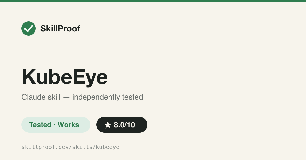 KubeEye — Deploys KubeEye and manages InspectRule/InspectPlan resources for cluster inspection.