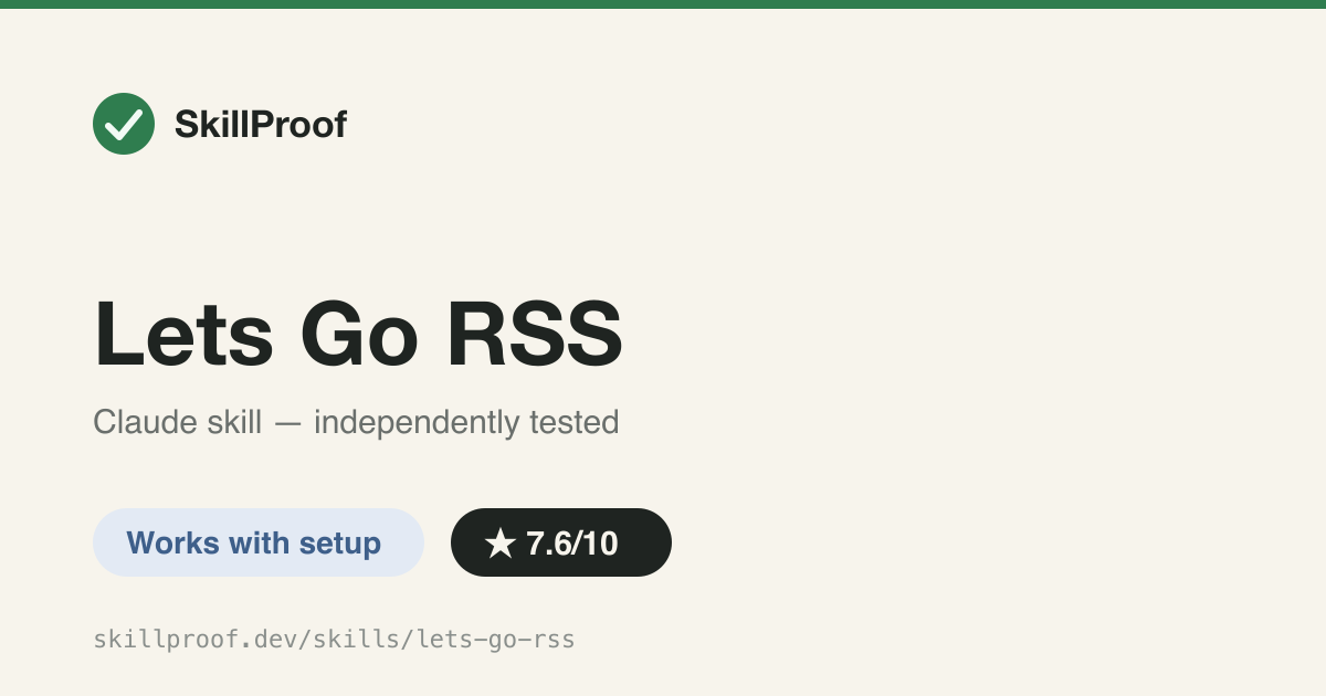 Lets Go RSS — Aggregates YouTube/Vimeo/Bilibili/Weibo feeds with dedup, OPML and AI tagging