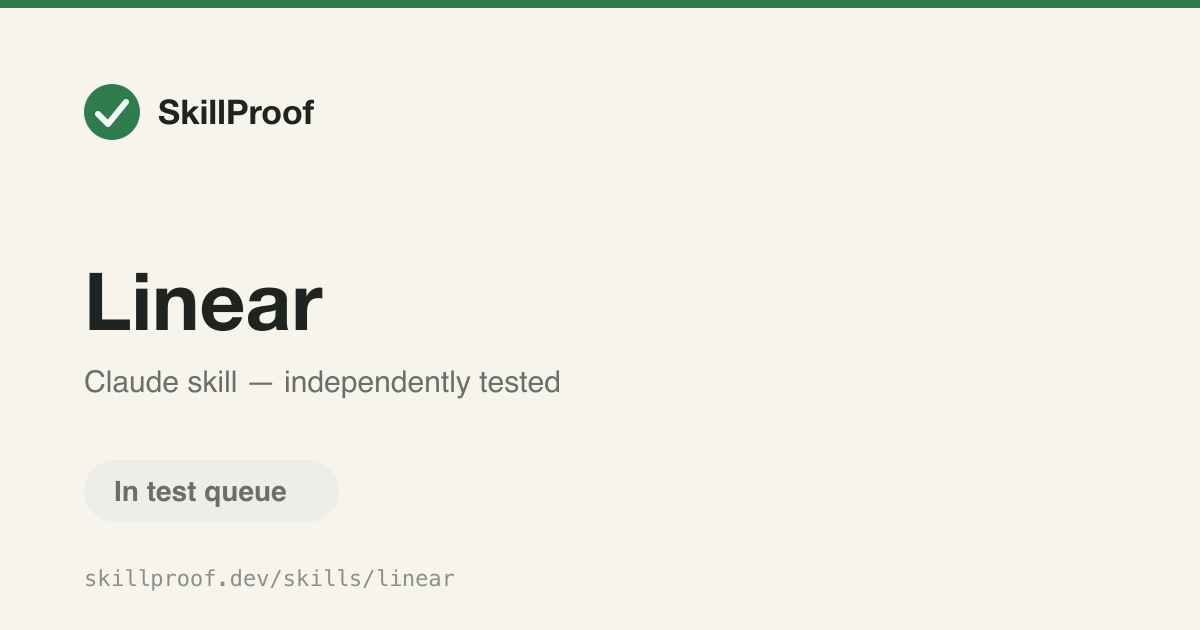 Linear — Create, update, and query Linear issues, projects, and team workflows.