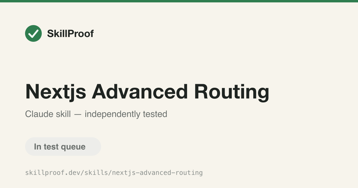 Nextjs Advanced Routing — Implement Next.js server actions, parallel routes, intercepting routes, and streaming.
