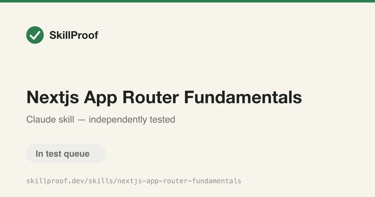 Nextjs App Router Fundamentals — Guide migration from Pages Router to App Router, layouts, and metadata in Next.js 13+.