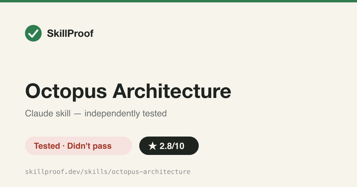Octopus Architecture — Designs system architecture and APIs with multi-AI consensus review.