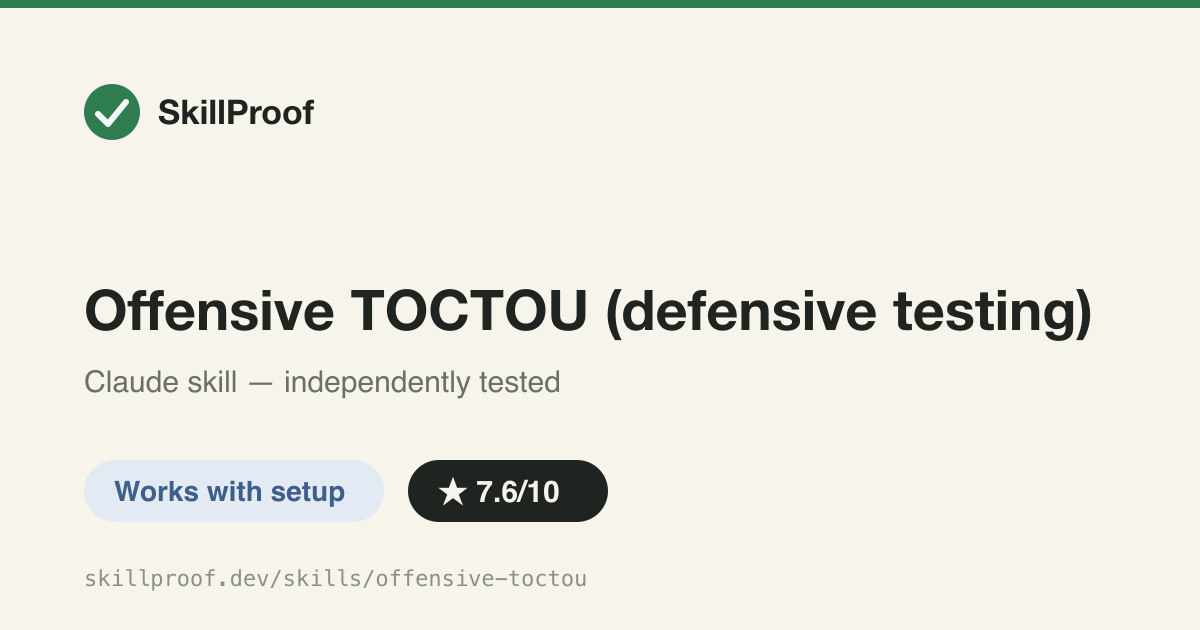 Offensive TOCTOU (defensive testing) — Exploits time-of-check/time-of-use race conditions across binaries, kernels, and web apps.