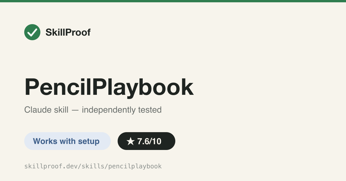PencilPlaybook — Perceptual-design guardrails and 9 layout scaffolds for building UI mockups in Pencil.dev
