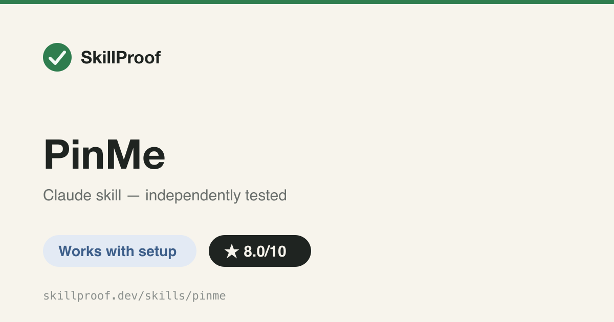 PinMe — Uploads files to IPFS or publishes full-stack sites and services via PinMe.