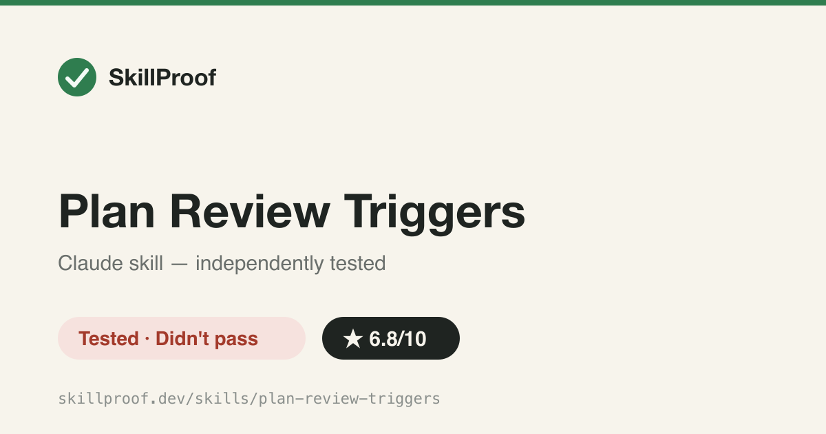 Plan Review Triggers — Blocks inline multi-file plans and routes them through a local browser annotation UI instead.