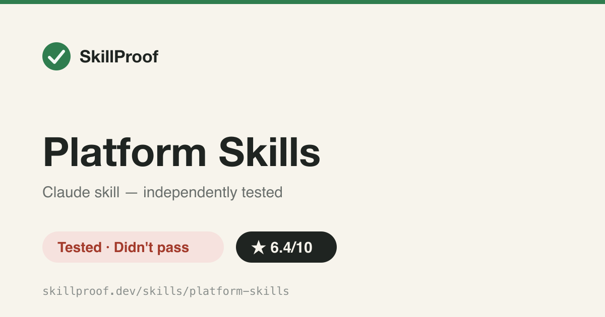 Platform Skills — Kubernetes/GitOps/Terraform/CI-CD router whose 59 reference playbooks live outside the installable skill folder.